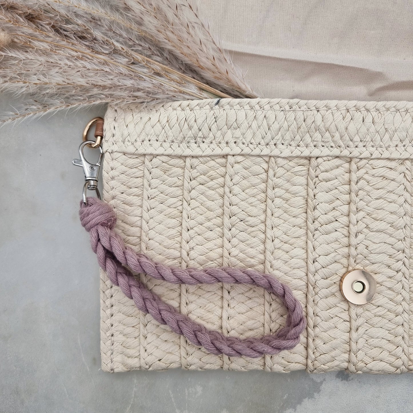 Laccio da polso in Macramé - Malva