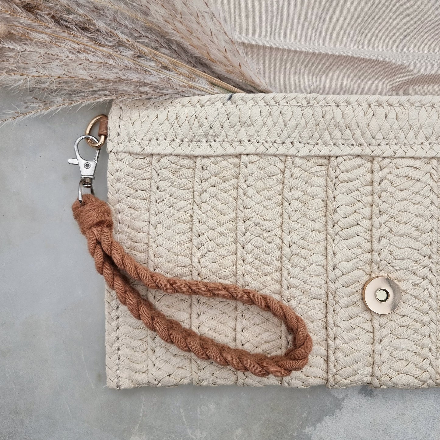 Laccio da polso in Macramé - Caramello