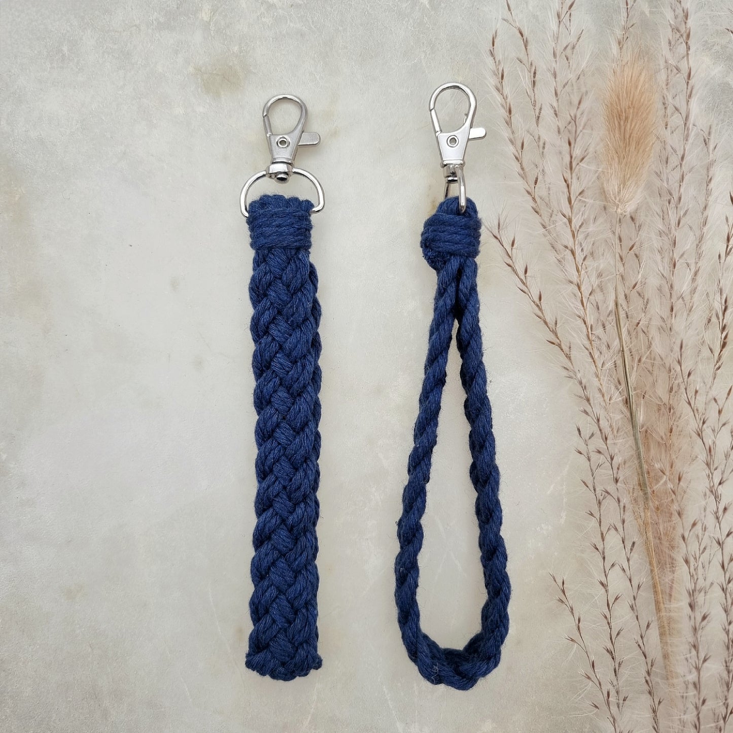 Laccio da polso in Macramé - Blue Navy