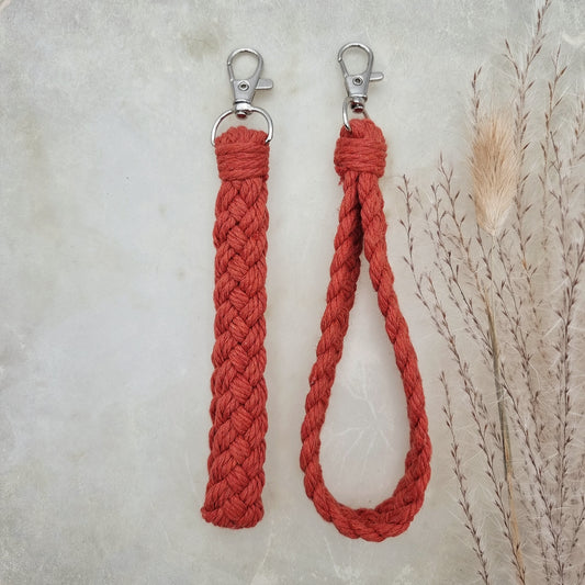 Laccio da polso in Macramé - Mattone