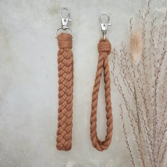 Laccio da polso in Macramé - Caramello