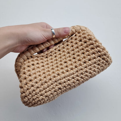 Clutch Bag Leuca - Nude